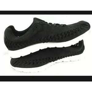 NWOB Nike Mayfly Woven 833132-001 Men 11.5 M Black Woven Fabric Running Sneakers